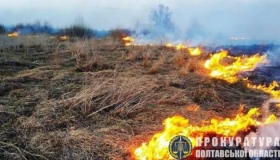 Жителя Козельщинського району судитимуть за підпал сухої трави