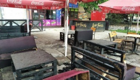 У Полтаві горіли кафе і магазин