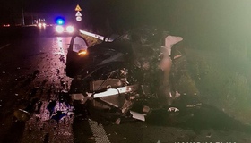 В аварії під Полтавою загинув водій "BMW"