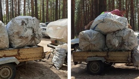 На Полтавщині активісти прибрали смітники біля Блакитних озер