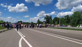 На Хорольщині на знак протесту люди перекрили дорогу
