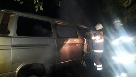 У Кременчуці вночі згоріла автівка