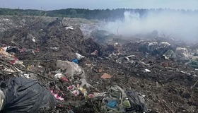 Макухівське сміттєзвалище знову періодично горить