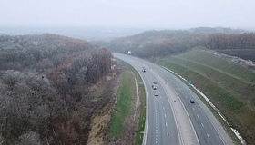 На Полтавщині за 127 мільйонів доларів відремонтували частину автотраси Київ - Харків. ВІДЕО