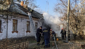 У центрі Полтави сталася пожежа у житловому будинку