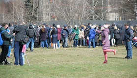 Кілька сотень полтавців протестували проти забудови Прирічкового парку