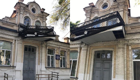 У Полтаві знесли історичний балкон, з якого виступав Гітлер