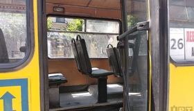 У Полтаві горів автобус