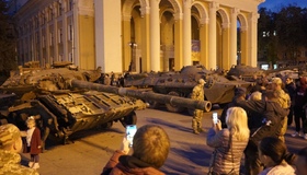 Полтавці до Дня міста організували виставку знищеної російської техніки