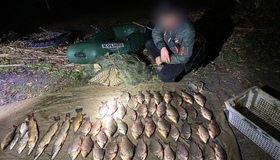 На Полтавщині викрили молодого браконьєра, який наловив риби на 120 тисяч