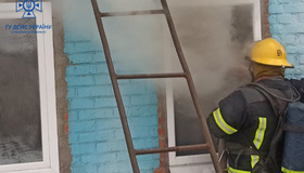На Полтавщині під час пожежі в будинку чоловік отримав опіки