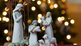 У Полтаві представили інсталяцію української світлиці до Різдва Христового