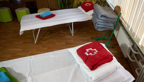 Червоний Хрест передав Полтаві понад триста складених ліжок 