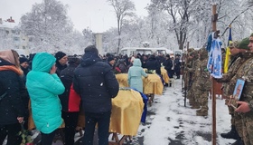 Полтавці попрощалися із чотирма військовими, які полягли на війні