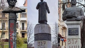Полтавці демонтують пам’ятники Пушкіну, Ватутіну та Зигіну