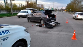 Поліція встановлює обставини ДТП, в якій травмувався мотоцикліст