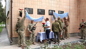 На Полтавщині відкрили меморіальні дошки чотирьом воїнам, які загинули на фронті 