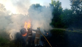 На Полтавщині поліція з’ясовує обставини загоряння автомобіля