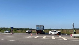 На Полтавщині в ДТП зіткнулися легковик та вантажівка