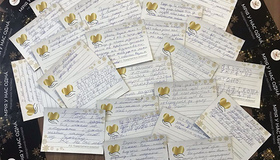 Понад 700 листівок для захисників написали діти Полтавщини