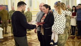Орден "Золота Зірка" отримала родина полтавського добровольця