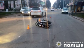 На Полтавщині у ДТП із мотоциклом постраждали троє людей