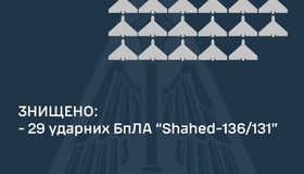 Над Полтавщиною знову збили  дрони-камікадзе