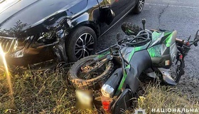 Після аварії на Полтавщині помер 28-річний мотоцикліст