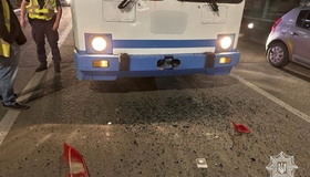 У Полтаві зіткнулися тролейбус та автівка по вул.Зіньківській
