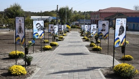 На Миргородщині відкрили Алею пам'яті захисникам
