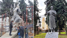 У Полтаві встановлюють скульптуру Григорію Сковороді