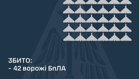 Над Полтавою вночі збивали дрони