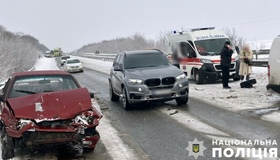 На Полтавщині сталася масштабна ДТП з десятьма автівками