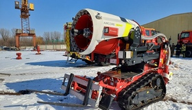 Рятувальники Полтавщини отримали пожежного робота для гасіння промислових об'єктів