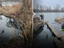 Забруднення Ворскли: екологи перевіряють злив невідомих нечистот