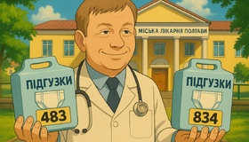 Третя міська лікарня Полтави переплатила понад пів мільйона за підгузки