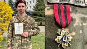 Солдата з Полтави нагородили "Золотим хрестом" за службу Україні