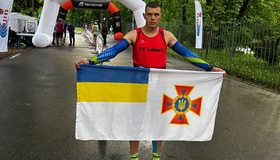 Рятувальник з Полтавщини здолав понад 100 кілометрів марафону