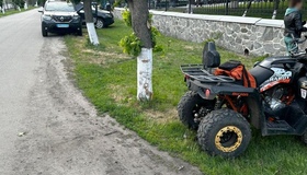 Під Полтавою двоє дітей на квадроциклі врізались у дерево