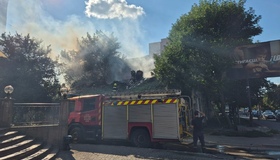У Полтаві згорів одноповерховий будинок на вулиці Соборності