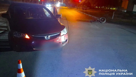 У Полтаві "Хонда" збила велосипедиста: постраждалого госпіталізували