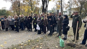 У Полтаві висадили дубову алею пам’яті захисників України