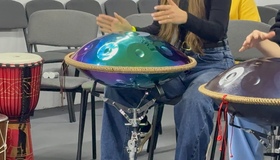 Полтавці провели майстер-клас із гри на ханг-колі