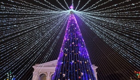 На Миколая: в обласному центрі засяяла головна ялинка громади