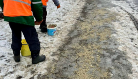 Полтава у льодовому полоні: комунальники долають наслідки ожеледиці