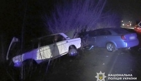 Лобове зіткнення у Лохвиці: постраждали двоє водіїв