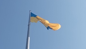 Головний прапор Полтавщини знову сховали від негоди