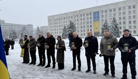 Полтавці вшанували пам&rsquo;ять Героїв Небесної Сотні