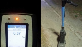 У Полтаві п&rsquo;яного водія електросамоката зупинили патрульні