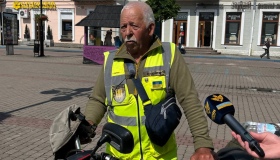 Полтавець дістався Івано-Франківська у рамках благодійного велозаїзду